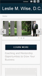 Mobile Screenshot of lesliewisedc.com